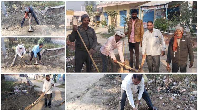 संत तपस्वी जल संरक्षण एवं जन जागरूकता सेवा समिति ने चलाया सफाई अभियान